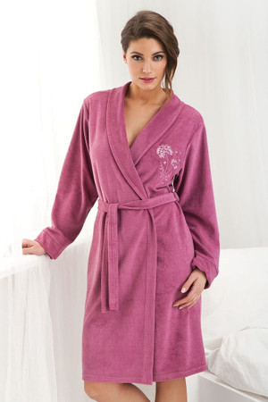 pink - Bathrobe model 81113 Dorota U704-81113