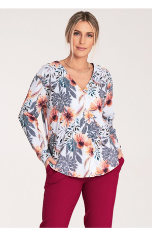 multicolor - Long sleeve shirt model 204330 Figl U704-204330
