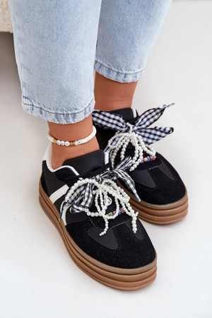 black - Sport Shoes model 209806 Step in style U704-209806