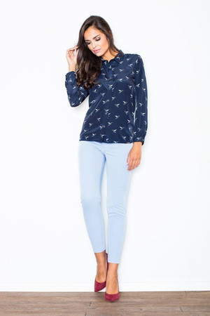 blue - Women trousers model 44207 Figl U704-44207