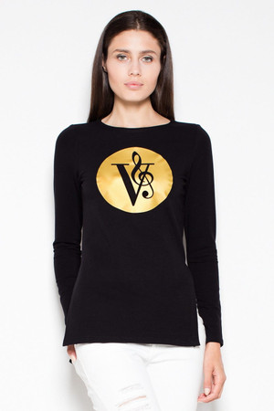 black - Sweatshirt model 77521 Venaton U704-77521