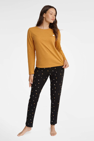 brown - Pyjama model 183856 Henderson U704-183856