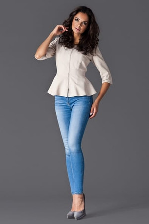 beige - Jacket model 44990 Figl U704-44990
