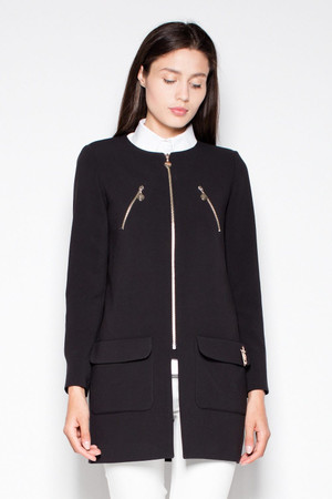 black - Coat model 77424 Venaton U704-77424