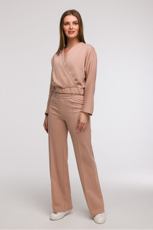 beige - Tracksuit trousers model 211509 BeWear U704-211509