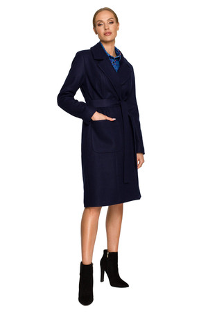 navy blue - Coat model 169939 Moe U704-169939
