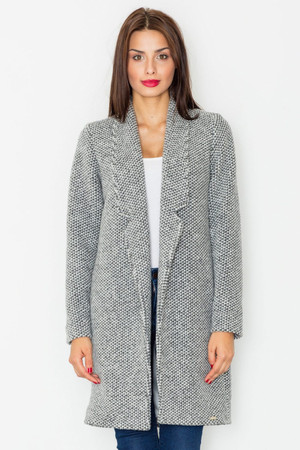 grey - Coat model 111250 Figl U704-111250