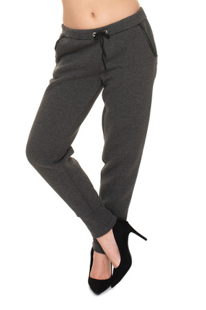 grey - Tracksuit trousers model 156911 PeeKaBoo U704-156911