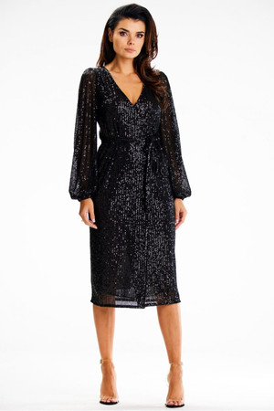 black - Evening dress model 189422 awama U704-189422