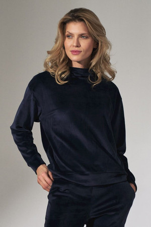 navy blue - Sweatshirt model 151809 Figl U704-151809