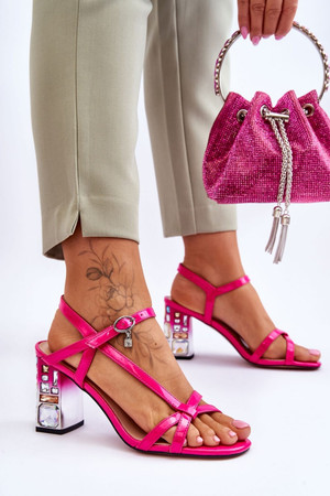 pink - Heel sandals model 179864 Step in style U704-179864