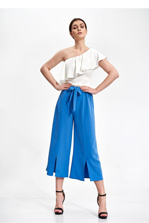 blue - Women trousers model 167230 Figl U704-167230