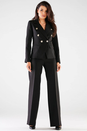 black - Women trousers model 166813 awama U704-166813