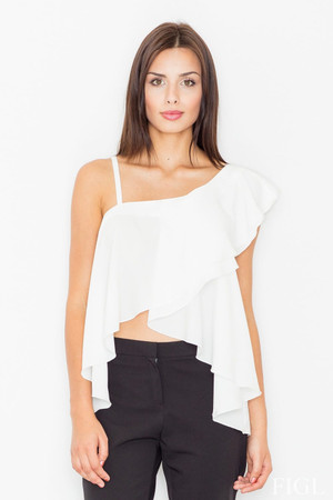 beige - Blouse model 60712 Figl U704-60712