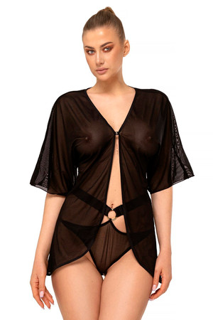 black - Sexy shirt model 155857 Anais U704-155857