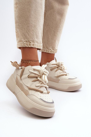 beige - Platform sneakers model 198214 Step in style U704-198214