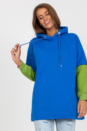 blue - Sweatshirt model 170377 Rue Paris U704-170377