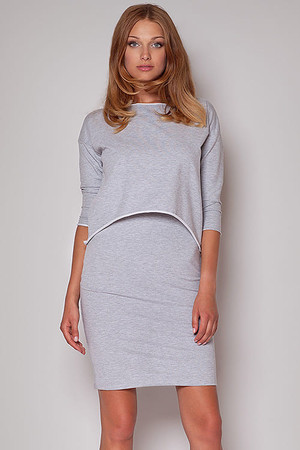 grey - Daydress model 28048 Figl U704-28048