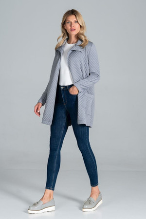 grey - Coat model 157559 Figl U704-157559