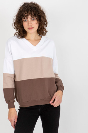 brown - Sweatshirt model 174714 Rue Paris U704-174714