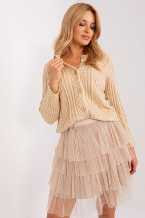 beige - Cardigan model 186811 AT U704-186811