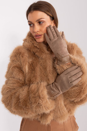 beige - Gloves model 189550 AT U704-189550