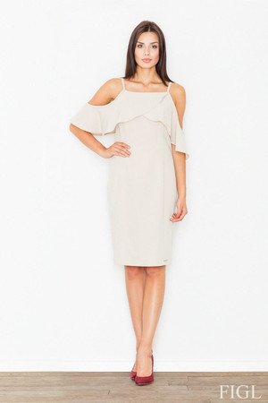 beige - Daydress model 60717 Figl U704-60717