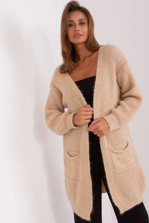 beige - Cardigan model 187476 Italy Moda U704-187476