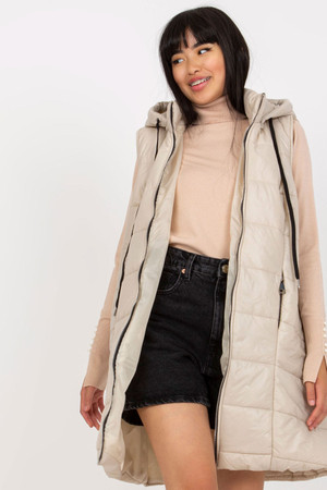 beige - Gilet model 171262 Och Bella U704-171262