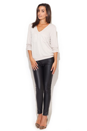 black - Women trousers model 43946 Katrus U704-43946