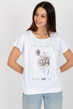 white - Blouse model 182100 Rue Paris U704-182100