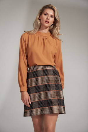 brown - Blouse model 150435 Figl U704-150435