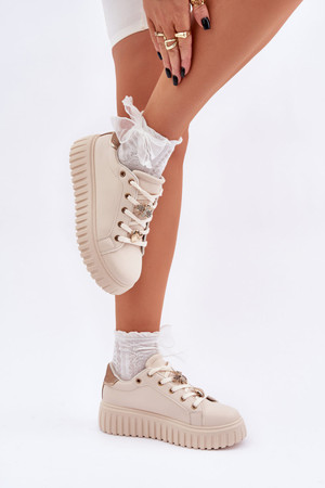 beige - Platform sneakers model 206838 Step in style U704-206838