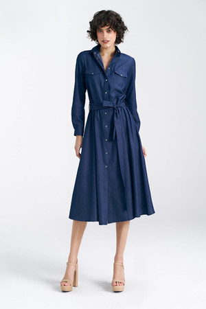 navy blue - Daydress model 192968 Nife U704-192968