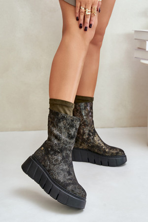 green - Boots model 202804 Step in style U704-202804