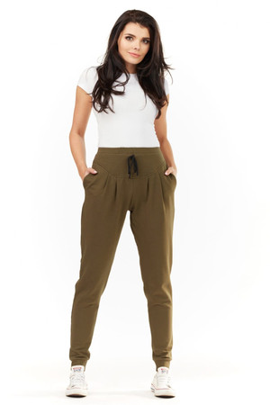 green - Tracksuit trousers model 109901 Infinite You U704-109901