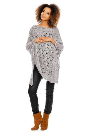 grey - Pregnancy cardigan model 94515 PeeKaBoo U704-94515