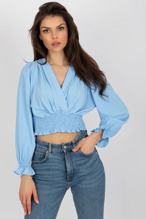 blue - Blouse model 179692 Italy Moda U704-179692