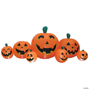 Inflatable pumpkin patch 8.5 ft long M680-VA1014