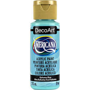DecoArt Americana Acrylic Paint 2oz Bahama Blue Opaque N274-FC01029027