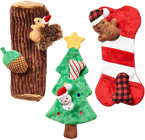 ETHICAL SPOT Holiday Puzzle Dog Toy Asst N274-KW01EH58351
