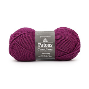 Spinrite Patons Canadiana Yarn Solids Fuchsia 1 Pack of 1 Skein N274-FC01515376