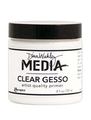 Ranger Ink Dina Wakley Media Clear Gesso 4 Ounce Jar N274-MI01511649