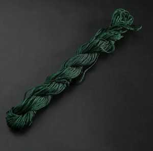 Color: PURPLE - 24m Polyester Braided Jade Thread For DIY Handmade Necklace Bracelet Trinket Pendan F640-12000027771006025