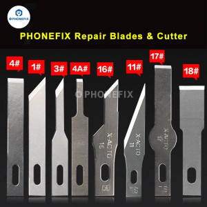 Color: GOLD - 10pcs #4A #11 #18 Scalpel Knife Blades Engraving Non-Slip Metal Scalpel Knife Replace F640-12000037981841284