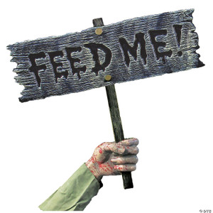 WARNING FROM BELOW-FEED ME SIGN N274-MR01FW91161F