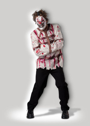 In Character Adult Male Circus Clown Psycho Costume Large N274-FC01031022