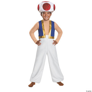 Kids Deluxe Super Mario Bros. Toad Costume Large 1012 N274-MR01DG85143G