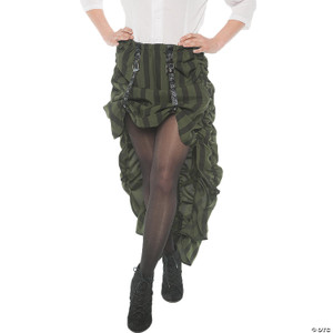 Women's green steampunk skirt M680-UR28245MD