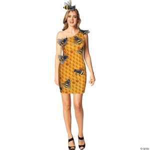 Honey comb dress women 4-8 N274-MR01GC6406